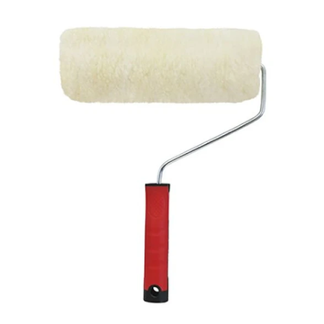 Rodillo de chiporro lana natural 18cm Tempus M/Verde