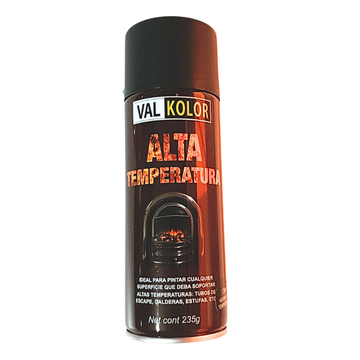 Pintura Spray negro alta temperatura VALKOLOR