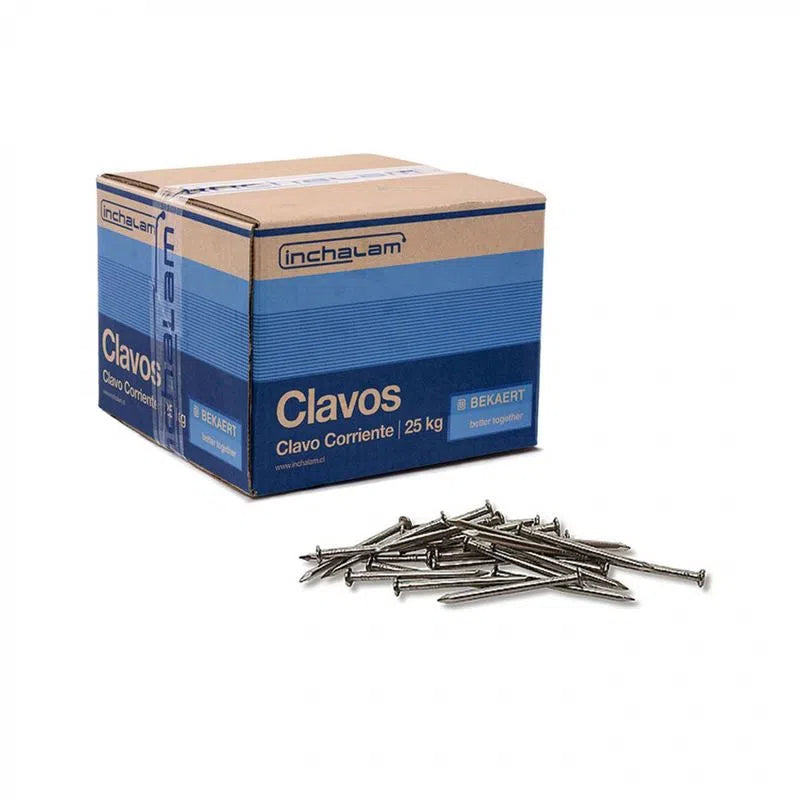 CLAVO CORRIENTE 4" 25 KG