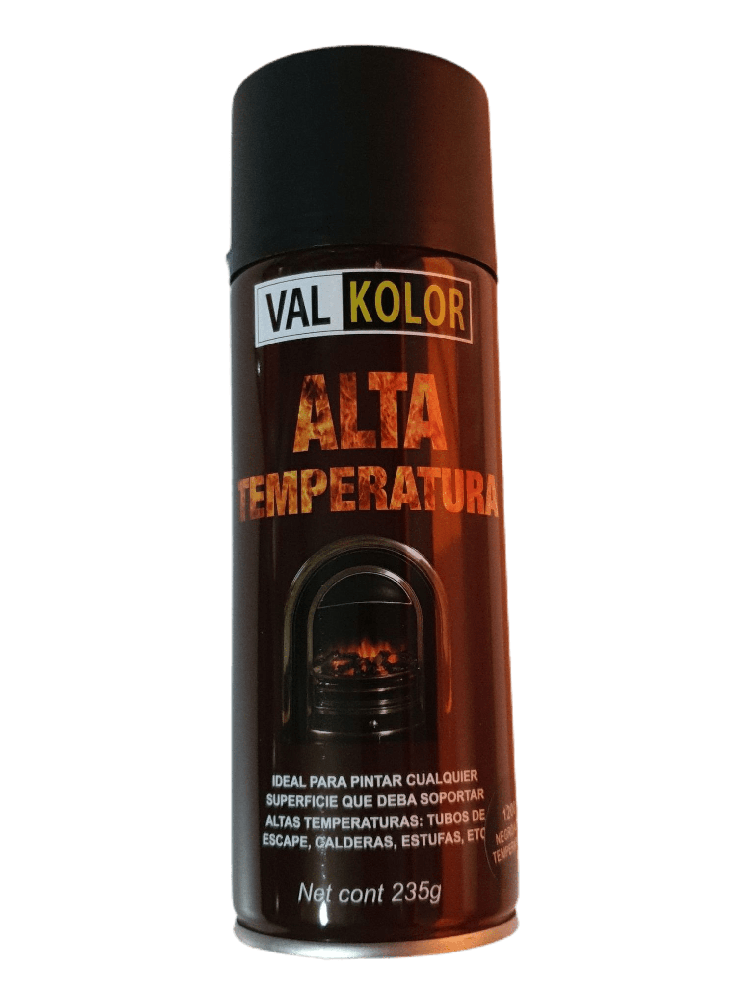 PINTURA SPRAY NEGRO ALTA TEMPERATURA VALKOLOR