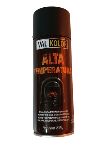 PINTURA SPRAY NEGRO ALTA TEMPERATURA VALKOLOR