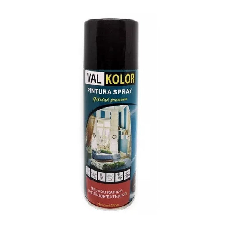 PINTURA NEGRO BRILLANTE SPRAY VALKOLOR