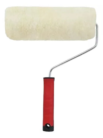 RODILLO CHIP. SINTET 18CM TEMPUS M/ROJO P/LARGO
