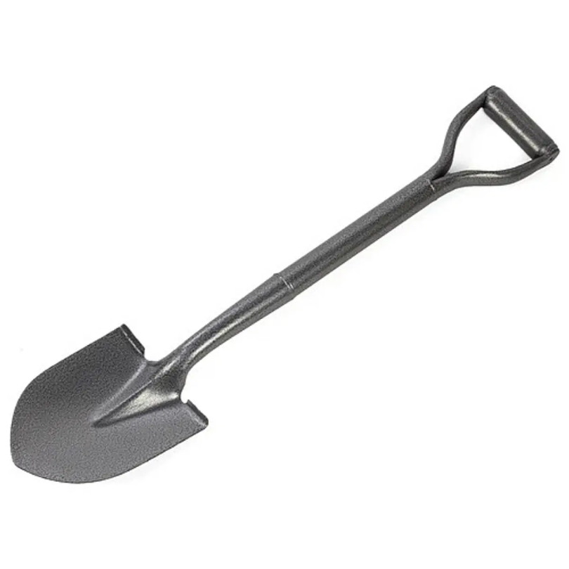 Pala punta huevo mango metal
