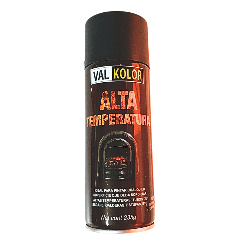 Pintura Spray negro alta temperatura VALKOLOR