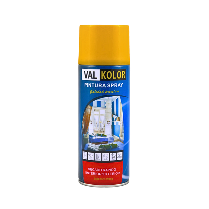 Pintura amarillo rey Spray VALKOLOR – Comercial Tempus