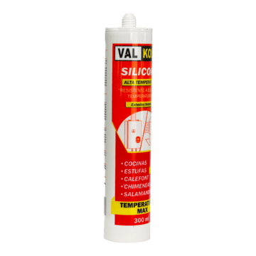 SILICONA ALTA TEMPERATURA ROJA VALKOLOR